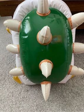 Disguise Super Mario Costume Hood with Black Exterior and Yellow Lining
